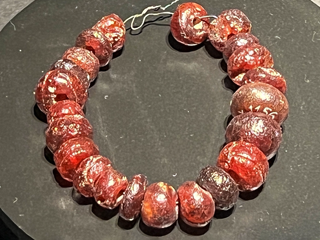 Bronze Age: A Golden Age for Jewellery - Amber Bead Bracelet from Nizna Mysla